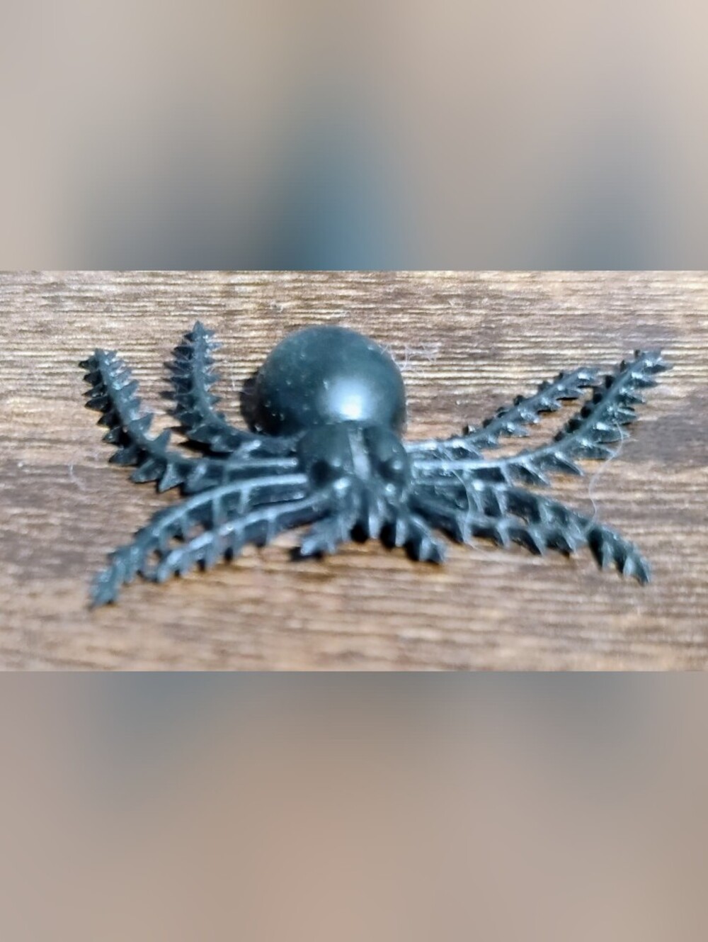 Small Black Spider Decoration Toy